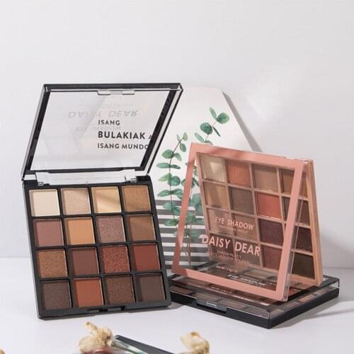 16 Colors Eyeshadow Palette Makeup Cosmetics Matte Glitter Metallic Nude Creamy Pigmented Professional Mini Shadow Kit Makeup