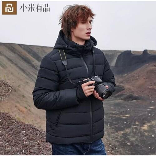 Youpin Down Jackets White Duck Down Cotton Clothes Organic Cotton Clothes Mens Windproof Cold-proof Down Coats Lock Temperature