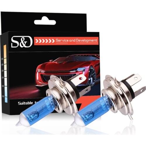 S&D H4 Halogen Bulbs (P43t)