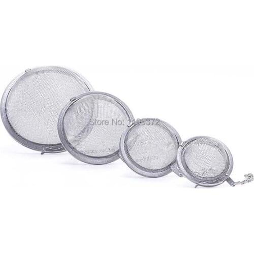 200pcs 7cm 9cm Stainless Steel Tea Infuser Ball Balls Mesh Loose Leaf Herbs Strainer Reusable Secure Locking