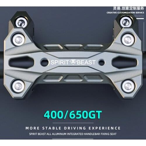 Spirit Beast Motorcycle Handle Compression Code Refit Leading Handlebar Variable Diameter Fixed Code For CFMOTO 400/650GT