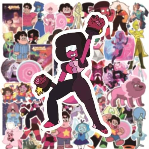 10/50pcs/pack Steven Universe Cartoon Anime Stickers For Skateboard Helmet Gift Box Biycle Computer Notebook Car Childrens Toys