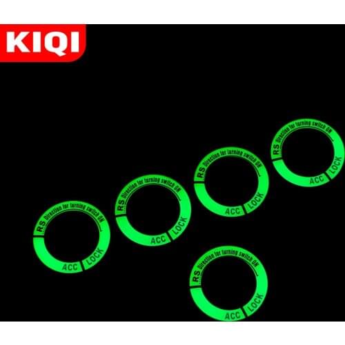 Luminous Car Ignition Switch Key Cover Ring Sticker for Chevrolet Chevy Cruze Opel Astra Corsa Antara Meriva Zafira Accessories