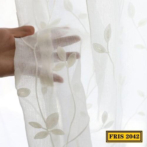 Branch and Leaf Curtains, Simple American Curtains, Finished Curtains, Semi-blackout Curtains for Living Dining Room Bedroom