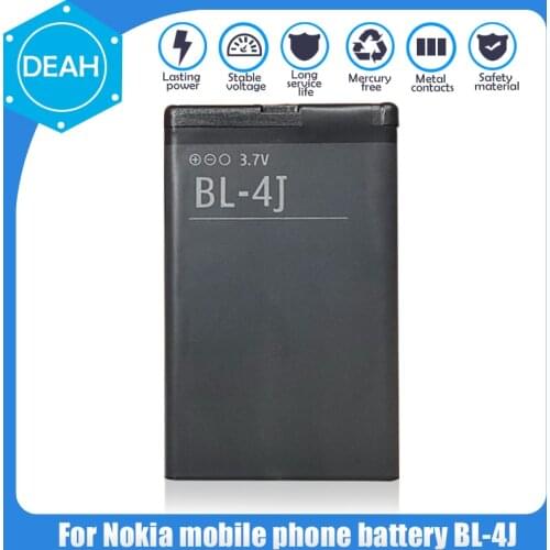 1PCS BL-4J BL 4J BL4J 1200mAh Rechargeable Lithium Battery For Nokia C6 C6-00 C600 Lumia 620 Touch 3G Replacement Phone Battery