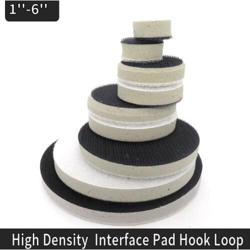 1 PCS 1" to 6" Diameter High Density Foam Interface Pad Hook & Loop Sander Backing Pad Polishing Pad Power Tools Parts