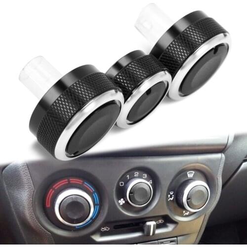 3pcs/set Car styling Air Conditioning heat control Switch knob AC Knob car accessories For Lada Granta