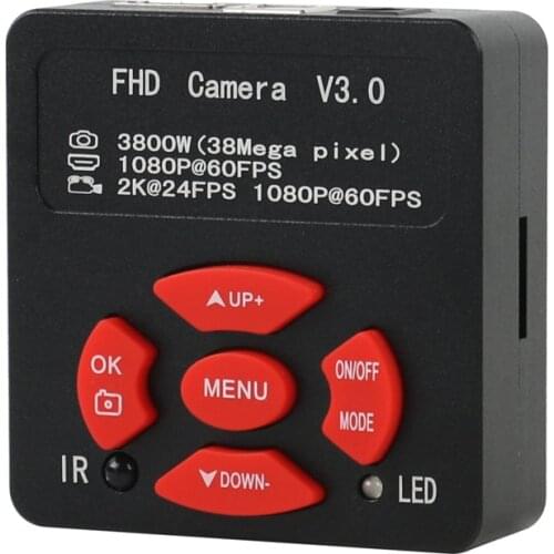 38MP 1080P 2K USB HDMI FHD C MOUNT Camera Industrial Digital Video Microscope Camera For Phone SMD CPU PCB Repair Soldering