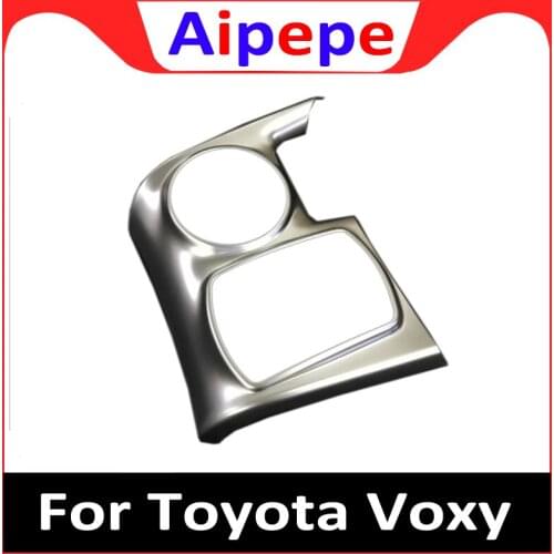 For Toyota Voxy Noah R80 2014-2018 RHD Accessories Interior Handbrake Switch Decorative Panel Gear Shift Trim Frame Sticker 1Pcs