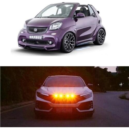 Car Accessories Grille Light Lamp For Smart fortwo ROADSTER CABRIO CITY-COUPE CROSSBLADE FORFOUR