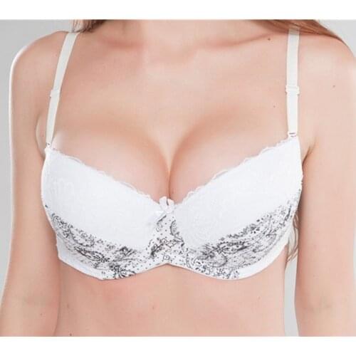 Plus Size 34 36 38 40 C DD E F bra rosa Lingerie conjunto renda Floral conjuntos cueca push up bras Set para segredo mulheres B3