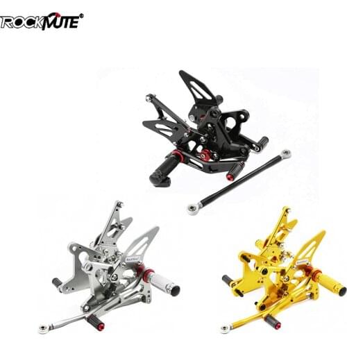 CNC Aluminum Adjustable Rearsets For Kawasaki ZX-636 2005-2006 Motorcycle Rear Sets Foot Pegs