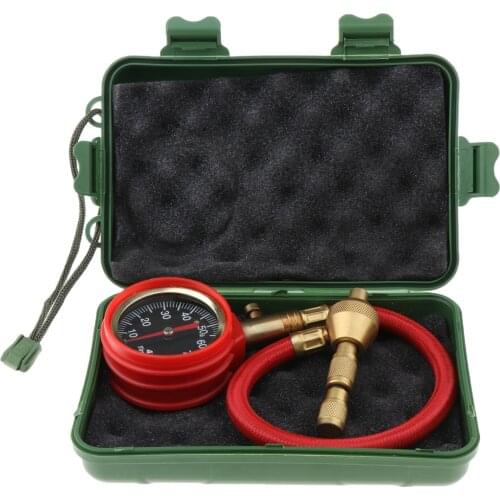 Tire Deflator Pressure Gauge,Rapid Heavy Duty Tyre Air Deflators Gauge Kit Valve Tool for Auto, Motorcycle and Bicycle - 70 PSI
