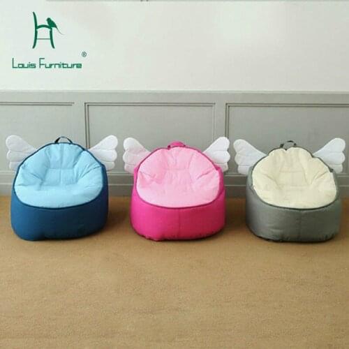 Louis Fashion Bean Bag Sofas Modern Childrens Cartoon Can Be Disassembled and Washed Lovely Creative Mini