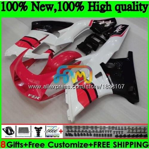 FZR250RR For YAMAHA FZR250R FZRR FZR 250R FZR250 86 87 88 89 127BS.12 FZR Red white blk 250 FZR-250 1986 1987 1988 1989 Fairings