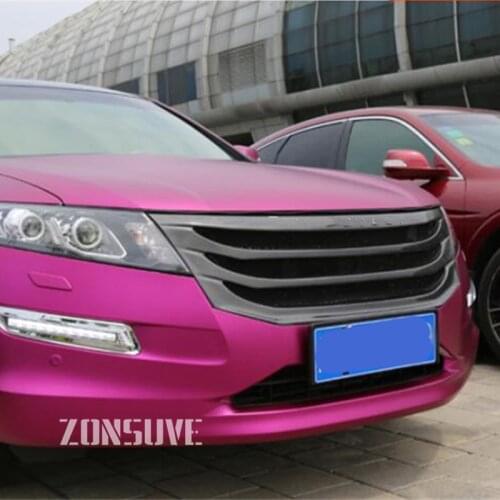 Body Kit Front Bumper Cover Refitting Grill Accessories Carbon Fibre Racing Grille Use For Honda Crosstour 2011 2012 Year