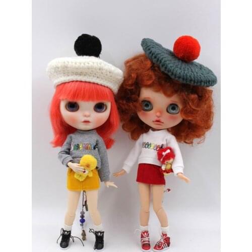 JSB03 Pretty BJD doll clothes Two-piece outfit cute suits Doll Short Skirt with T-shirt doll Clothing Doll Accessories