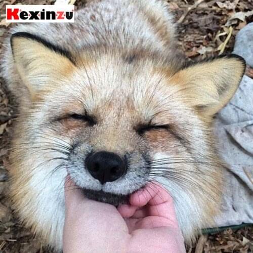 Kexinzu 5D Diy Full Round Square Stone Pearl Drill Diamond Painting Animal Dog Cross Stitch Mosaic Daimond Embroidery Gift 154