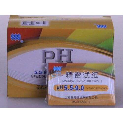 Litmus range from 5.5 to 9.0 Aquarium both for saltwater and freshwater also used for Cosmetics Food, PH paper, PH test strips