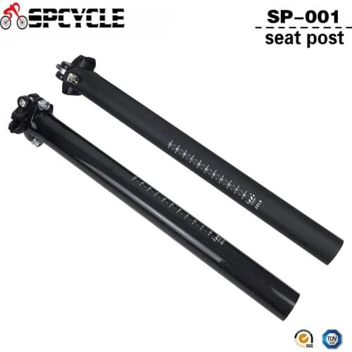 New Carbon MTB Seatposts Road Seatposts ,Carbon Bike Seatposts,Road Mountain Bicycle Carbon Seats 27.2/31.6*350/400/450mm Length