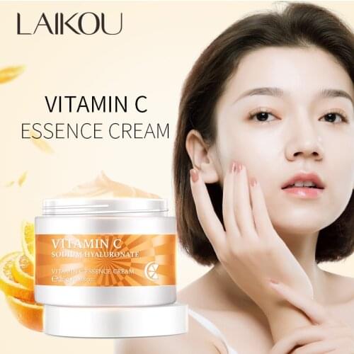 Vitamin C Whitening Face Cream Remove Dark Spots Melanin Repair Fade Freckles Facial Cream Anti Aging Brighten Tone Skin Care