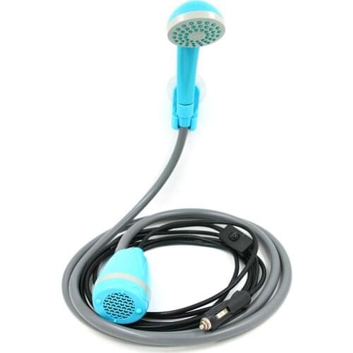 12V Plastic Electric Car Shower Portable Camping Shower For For Garden Travel Car Wash Simple Operation Easy To Carry