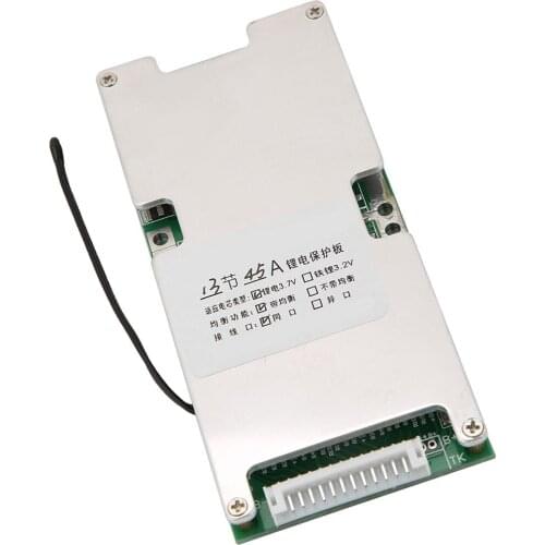 45A Battery Protection Board 13S Lithium Battery Protection BMS PCB Board Lithium Battery Protection Boards With Balance Charge