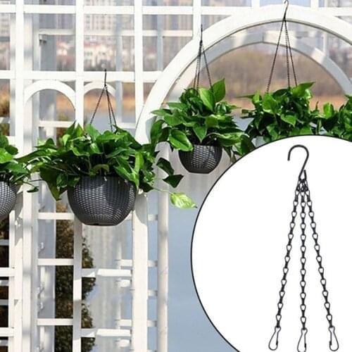 Hanging Planter Basket Chains Flower Pot Basket Feeders Planters Lanterns Ornaments Garden Plant Hangers Home Decorations