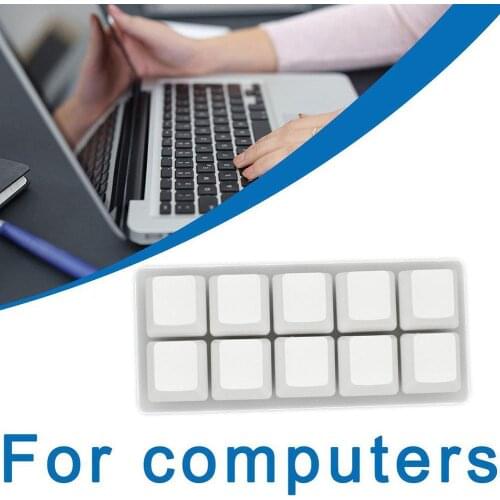 Programmable Keyboard 10Keys USB Macro Programming Media Keypad Mechanical Player DIY Custimize Switch For Game Drawing Y6X4