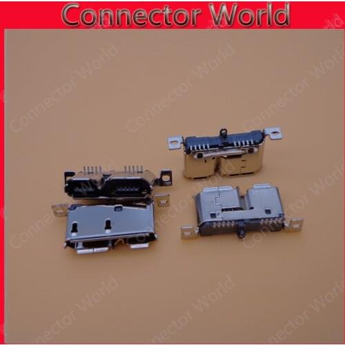 1PCS Micro USB 3.0 Jack Sockect Tail Charging Port Mobile Hard Disk Interface Micro Connector Female 180Degree Vertical