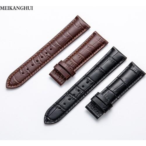 Watchband Soft Calf Genuine Leather Watch Strap 12mm- 21mm Watch Band for Tisssot Accessories Wristband