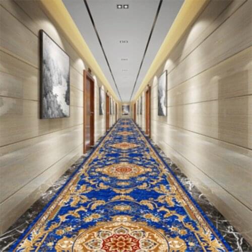 Luxury Vintage Hallway Persian Rugs Corridor Carpet Office Center Carpet Wedding Moroccan Rug Large Runner Rug Outdoor Antiskid