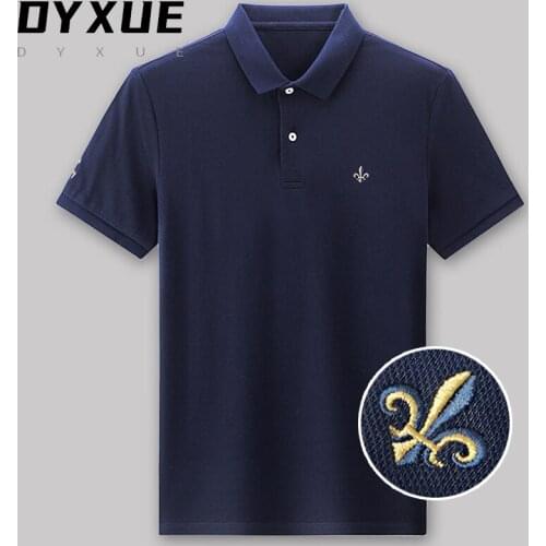 2021 Top Grade New Designer Brand Polo Shirts 100%Cotton Summer Mens Lapel Short Sleeve Casual TopsGolf Fashion Men Clothing