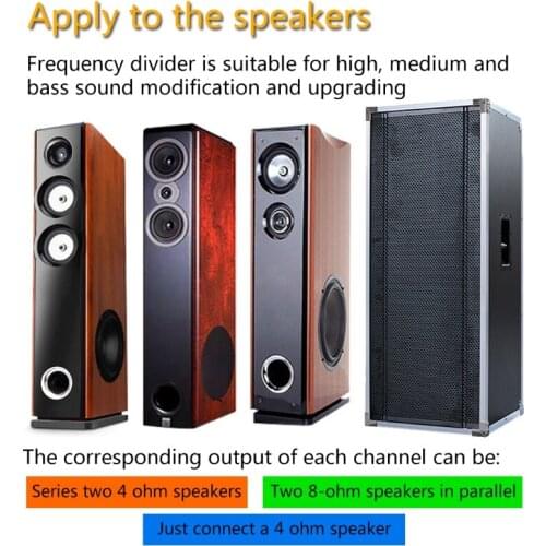 3 Way Treble Weah-3505 Medium Bass Stage Professional Speaker Frequency Divider Crossover Filter
