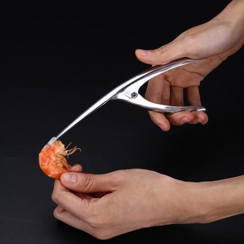 Shrimp Peeling Plier Stainless Steel Smart Kitchen Easy Peel Shrimp Clamp Restaurant High-Class Housewife Handy Shrimp Peel Tool
