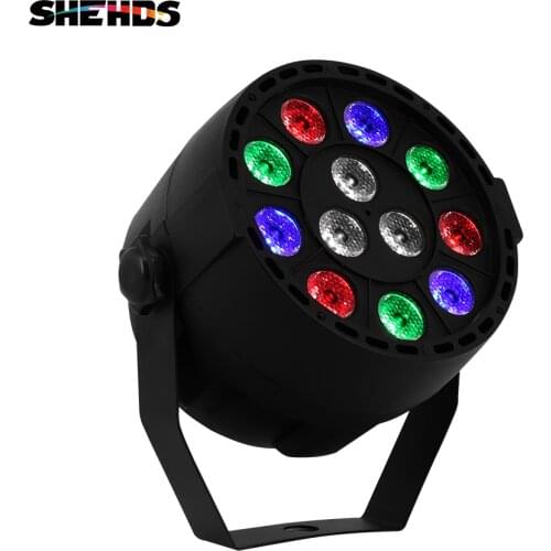 10 Pieces Sale Hot 12x3W RGBW 4IN1LED Flat Par Lighting DMX Bar Theater Stage Effect Lamp Home Party for Entertainment