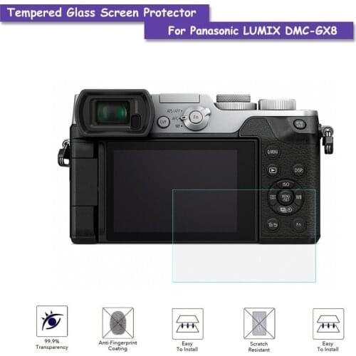 9H Tempered Glass LCD Screen Protector Real Glass Shield Film For Panasonic LUMIX DMC-GX8 CGX8SBODY amera Accessories