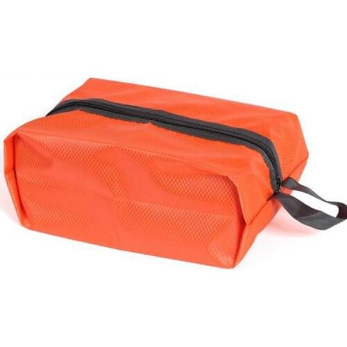 5PCS Nylon Waterproof Travel Shoe Washing Kits Zipper Storage Bag Outdoor Handle Mesh Pouch Shoes Organizer Bag Portable 60XX