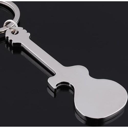 500PC Gift Zinc Alloy beer guitar bottle opener bottle opener keychain keyring key chain key ring