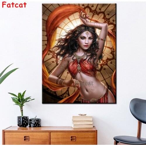 American Sexy Woman Diamond mosaic 5D full square round Girl DIY Diamond Painting Cross Stitch diamond embroidery decor PP2335