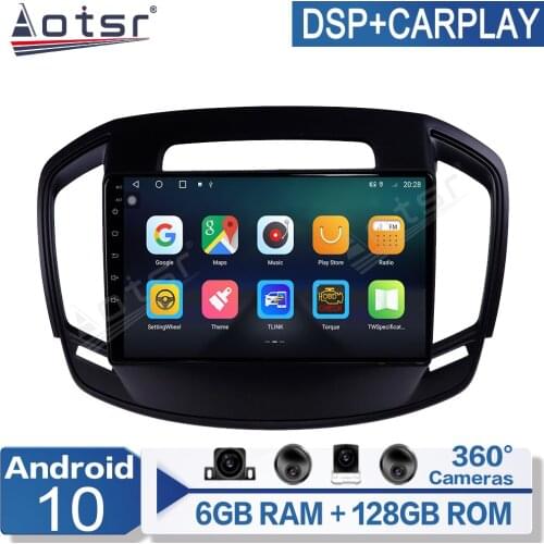 6+128G Android 9 For Opel Insignia 2014-2017 Car Multimedia Player Radio GPS Navigation Auto Stereo Recorder