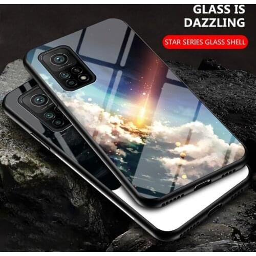 2021 Mi 10T Pro T10 Mi10T Lite LUXURY Case Tempered Glass TPU Bumper Shell for Xiaomi Mi 10TCase Mi Note 10 T Back Panel Cover