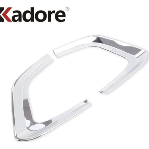 For Hyundai Cantus Creta ix25 2018 2019 Chrome Front Fog Light Lamp Cover Trim Foglight Molding Strip Car Styling Accessories