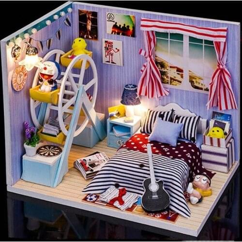 Diy House My Friends Manually Assembled Toy Building Model Birthday Present Boyfriend Girl Unisex Multicolor Plastic 2021