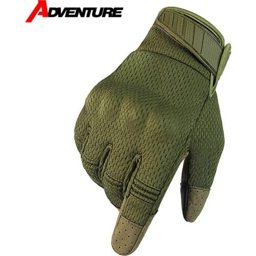 Motorcycle Gloves Touch Screen Off-Road Riding Mesh Breathable Tactical Gloves Guantes Moto Motocross Racing Full Finger Gloves
