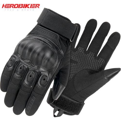 Herobiker Motorcycle Gloves Spring Summer Moto Gloves Touch Screen Motocross Gloves Non-slip Guantes Moto Bike Guantes