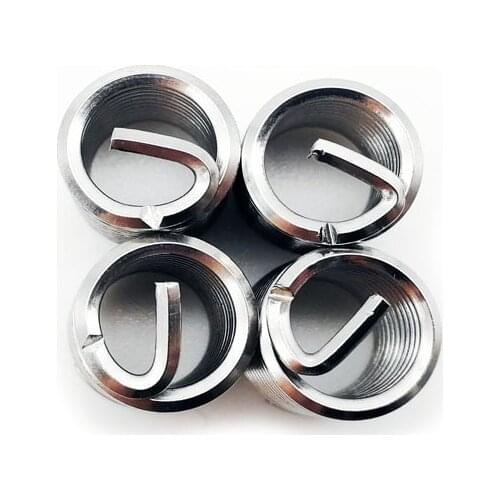 100pcs M5*0.8*1D/1.5D/2D/2.5D/3D Thread Repair Insert Kit Set Stainless Steel Helicoil Hardware Fastener Accessories