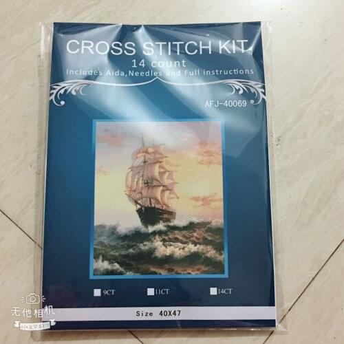 Oneroom Embroidery Counted Cross Stitch Kits Needlework - Crafts 14 ct DMC DIY Arts Handmade Decor - Ship