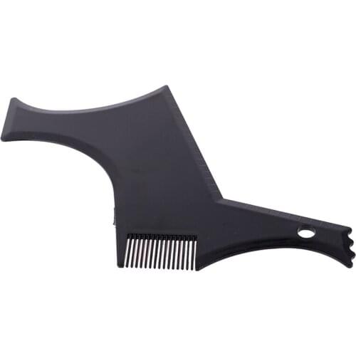 New Arrival Beard Styling Template Stencil Hair Beard Comb for Men Lightweight and Flexible Fits All-In-One Beard Shaping Tool