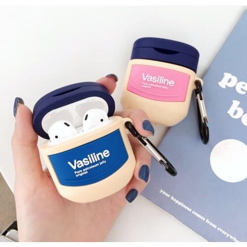 New 3D Body Lotion Shape Earphone Cases with Keychain for Airpods Pro Cartoon Skin Care Style Soft Covers for Airpods 1/2 Shell